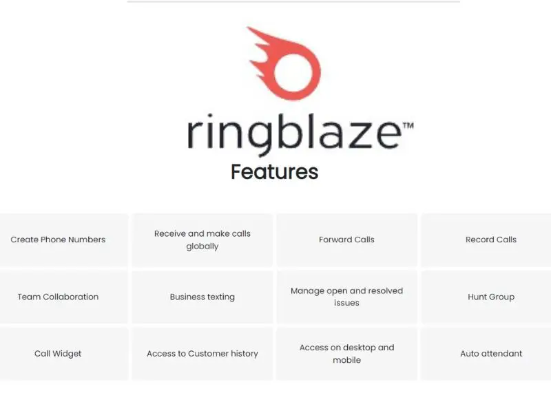 Ringblaze featutres google alternatives